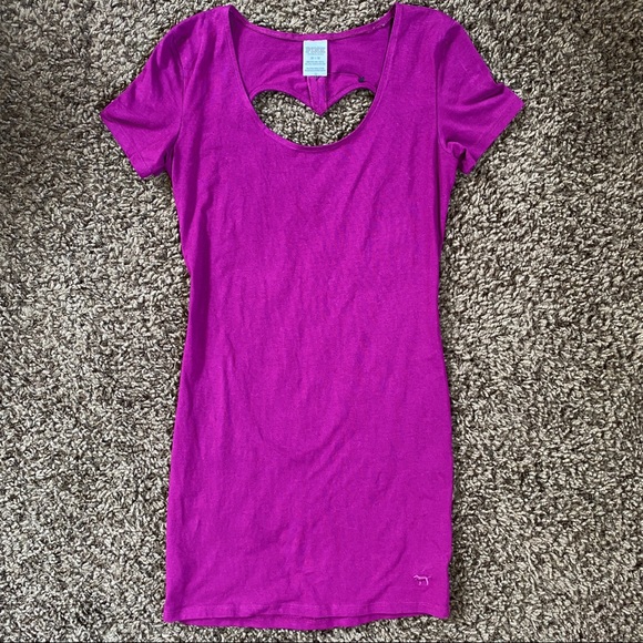 NWOT Pink Victorias Secret ❤️ Cut-Out Back Dress M - Picture 4 of 6